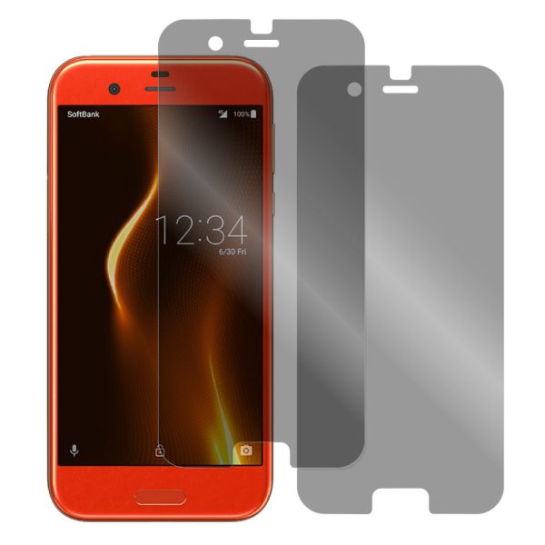 [2枚入り] LOOF 強化ソフトフィルム AQUOS R SH-03J / SHV39  保護フィルム クリア/マット/ブルーライトカット/覗き見防止  簡単貼り付け 画面保護 ソフトフィルム 気泡なし 傷防止 割れ防止 [ AQUOS R ]