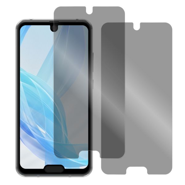 [2枚入り] LOOF 強化ソフトフィルム AQUOS R2 compact SH-M09  R2compact R2compact 保護フィルム クリア/マット/ブルーライトカット/覗き見防止  簡単貼り付け 画面保護 ソフトフィルム 気泡なし 傷防止 割れ防止 [ AQUOS R2 compact ]