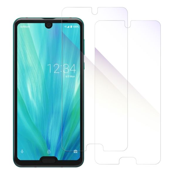 [2枚入り] LOOF 強化ソフトフィルム AQUOS R3 SH-04L / SHV44  保護フィルム クリア/マット/ブルーライトカット/覗き見防止  簡単貼り付け 画面保護 ソフトフィルム 気泡なし 傷防止 割れ防止 [ AQUOS R3 ]