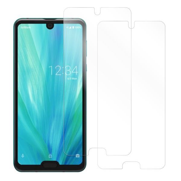 [2枚入り] LOOF 強化ソフトフィルム AQUOS R3 SH-04L / SHV44  保護フィルム クリア/マット/ブルーライトカット/覗き見防止  簡単貼り付け 画面保護 ソフトフィルム 気泡なし 傷防止 割れ防止 [ AQUOS R3 ]