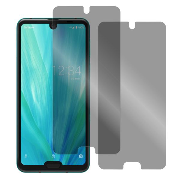 [2枚入り] LOOF 強化ソフトフィルム AQUOS R3 SH-04L / SHV44  保護フィルム クリア/マット/ブルーライトカット/覗き見防止  簡単貼り付け 画面保護 ソフトフィルム 気泡なし 傷防止 割れ防止 [ AQUOS R3 ]