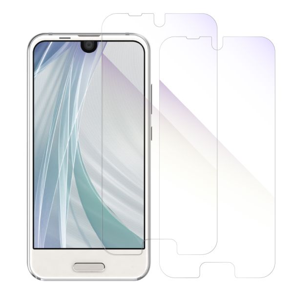 [2枚入り] LOOF 強化ソフトフィルム AQUOS R compact SH-M06 / SHV41  Rcompact Rcompact 保護フィルム クリア/マット/ブルーライトカット/覗き見防止  簡単貼り付け 画面保護 ソフトフィルム 気泡なし 傷防止 割れ防止 [ AQUOS R compact ]