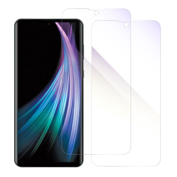 [2枚入り] LOOF 強化ソフトフィルム AQUOS zero2 SH-01M / SHV47 ゼロ2 zero2 保護フィルム クリア/マット/ブルーライトカット/覗き見防止  簡単貼り付け 画面保護 ソフトフィルム 気泡なし 傷防止 割れ防止 [ AQUOS zero2 ]