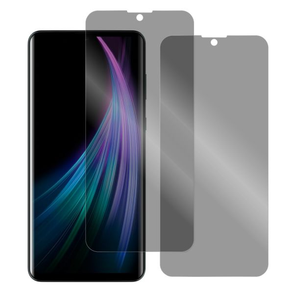 [2枚入り] LOOF 強化ソフトフィルム AQUOS zero2 SH-01M / SHV47 ゼロ2 zero2 保護フィルム クリア/マット/ブルーライトカット/覗き見防止  簡単貼り付け 画面保護 ソフトフィルム 気泡なし 傷防止 割れ防止 [ AQUOS zero2 ]