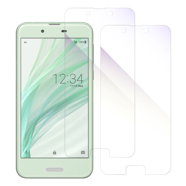 [2枚入り] LOOF 強化ソフトフィルム AQUOS sense  保護フィルム クリア/マット/ブルーライトカット/覗き見防止  簡単貼り付け 画面保護 ソフトフィルム 気泡なし 傷防止 割れ防止 [ AQUOS sense ]