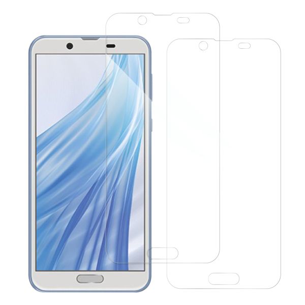 [2枚入り] LOOF 強化ソフトフィルム AQUOS sense 2 / sense2 かんたん sense2 sense2かんたん 保護フィルム クリア/マット/ブルーライトカット/覗き見防止  簡単貼り付け 画面保護 ソフトフィルム 気泡なし 傷防止 割れ防止 [ AQUOS sense 2 / sense2 かんたん ]