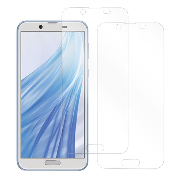 [2枚入り] LOOF 強化ソフトフィルム AQUOS sense 2 / sense2 かんたん sense2 sense2かんたん 保護フィルム クリア/マット/ブルーライトカット/覗き見防止  簡単貼り付け 画面保護 ソフトフィルム 気泡なし 傷防止 割れ防止 [ AQUOS sense 2 / sense2 かんたん ]