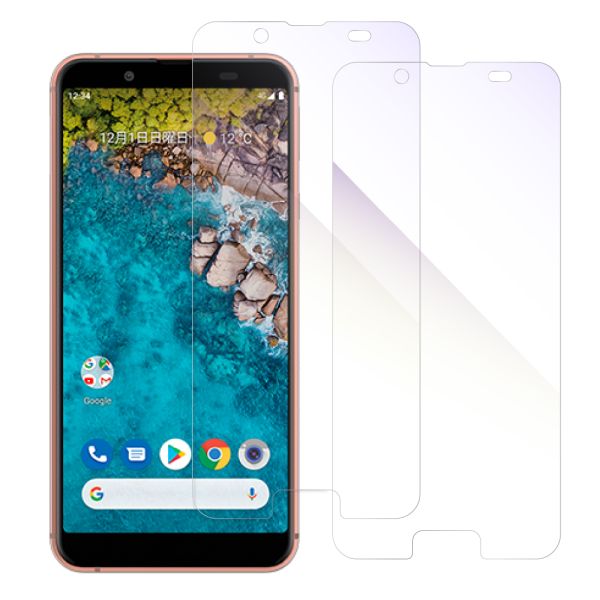 [2枚入り] LOOF 強化ソフトフィルム Android One S7 Androidone S7 androidoneS7 保護フィルム クリア/マット/ブルーライトカット/覗き見防止  簡単貼り付け 画面保護 ソフトフィルム 気泡なし 傷防止 割れ防止 [ Android One S7 ]
