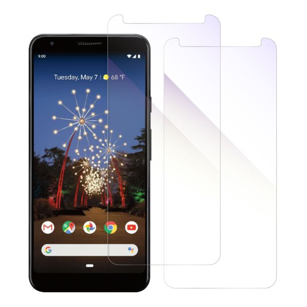 [2枚入り] LOOF 強化ソフトフィルム Google Pixel 3a XL googlepixel pixel3axl ピクセル3axl 保護フィルム クリア/マット/ブルーライトカット/覗き見防止  簡単貼り付け 画面保護 ソフトフィルム 気泡なし 傷防止 割れ防止 [ Google Pixel 3a XL ]