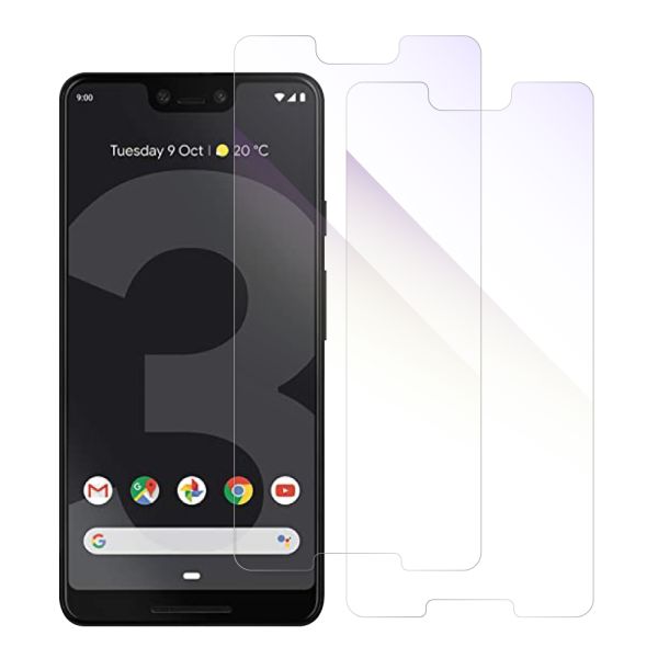 [2枚入り] LOOF 強化ソフトフィルム Google Pixel 3 XL pixel3xl ピクセル3XL 保護フィルム クリア/マット/ブルーライトカット/覗き見防止  簡単貼り付け 画面保護 ソフトフィルム 気泡なし 傷防止 割れ防止 [ Google Pixel 3 XL ]