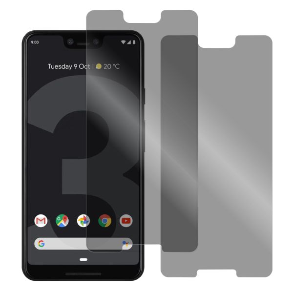 [2枚入り] LOOF 強化ソフトフィルム Google Pixel 3 XL pixel3xl ピクセル3XL 保護フィルム クリア/マット/ブルーライトカット/覗き見防止  簡単貼り付け 画面保護 ソフトフィルム 気泡なし 傷防止 割れ防止 [ Google Pixel 3 XL ]