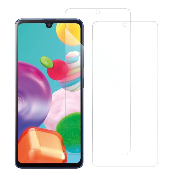 [2枚入り] LOOF 強化ソフトフィルム Galaxy A41 SC-41A /  SCV48  保護フィルム クリア/マット/ブルーライトカット/覗き見防止  簡単貼り付け 画面保護 ソフトフィルム 気泡なし 傷防止 割れ防止 [ Galaxy A41 ]