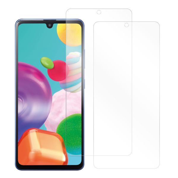 [2枚入り] LOOF 強化ソフトフィルム Galaxy A41 SC-41A /  SCV48  保護フィルム クリア/マット/ブルーライトカット/覗き見防止  簡単貼り付け 画面保護 ソフトフィルム 気泡なし 傷防止 割れ防止 [ Galaxy A41 ]