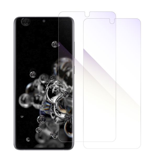 [2枚入り] LOOF 強化ソフトフィルム Galaxy S20 Ultra s20ultra 保護フィルム クリア/マット/ブルーライトカット/覗き見防止  簡単貼り付け 画面保護 ソフトフィルム 気泡なし 傷防止 割れ防止 [ Galaxy S20 Ultra 5G ]