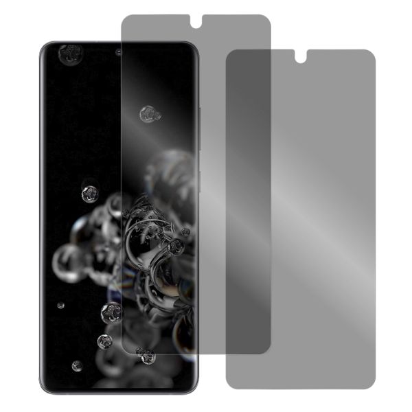 [2枚入り] LOOF 強化ソフトフィルム Galaxy S20 Ultra s20ultra 保護フィルム クリア/マット/ブルーライトカット/覗き見防止  簡単貼り付け 画面保護 ソフトフィルム 気泡なし 傷防止 割れ防止 [ Galaxy S20 Ultra 5G ]