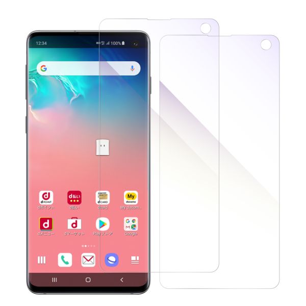 [2枚入り] LOOF 強化ソフトフィルム Galaxy S10 SC-03L / SCV41 galaxys10 保護フィルム クリア/マット/ブルーライトカット/覗き見防止  簡単貼り付け 画面保護 ソフトフィルム 気泡なし 傷防止 割れ防止 [ Galaxy S10 ]
