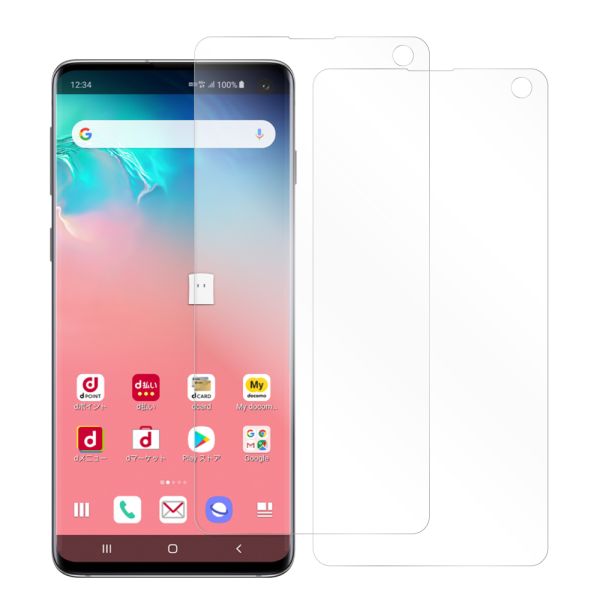 [2枚入り] LOOF 強化ソフトフィルム Galaxy S10 SC-03L / SCV41 galaxys10 保護フィルム クリア/マット/ブルーライトカット/覗き見防止  簡単貼り付け 画面保護 ソフトフィルム 気泡なし 傷防止 割れ防止 [ Galaxy S10 ]