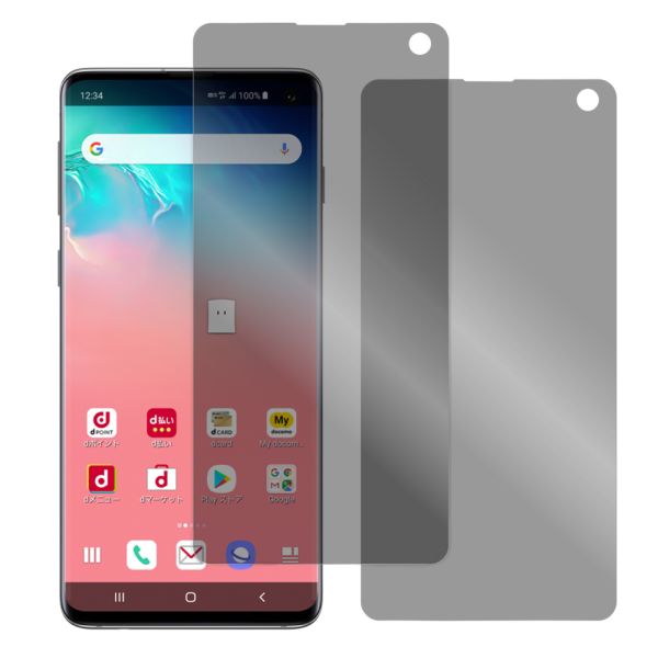 [2枚入り] LOOF 強化ソフトフィルム Galaxy S10 SC-03L / SCV41 galaxys10 保護フィルム クリア/マット/ブルーライトカット/覗き見防止  簡単貼り付け 画面保護 ソフトフィルム 気泡なし 傷防止 割れ防止 [ Galaxy S10 ]
