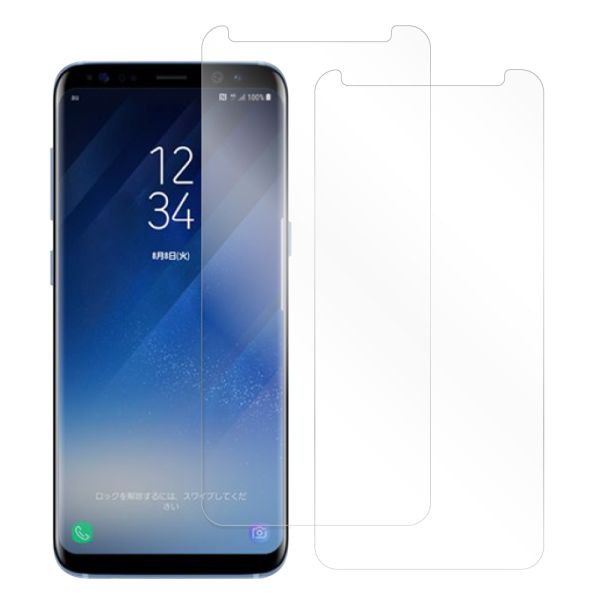 [2枚入り] LOOF 強化ソフトフィルム Galaxy S8 SC-02J / SCV36 galaxys8 保護フィルム クリア/マット/ブルーライトカット/覗き見防止  簡単貼り付け 画面保護 ソフトフィルム 気泡なし 傷防止 割れ防止 [ Galaxy S8 ]