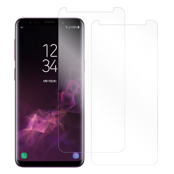 [2枚入り] LOOF 強化ソフトフィルム Galaxy S9 SC-02K / SCV38 galaxys9 保護フィルム クリア/マット/ブルーライトカット/覗き見防止  簡単貼り付け 画面保護 ソフトフィルム 気泡なし 傷防止 割れ防止 [ Galaxy S9 ]