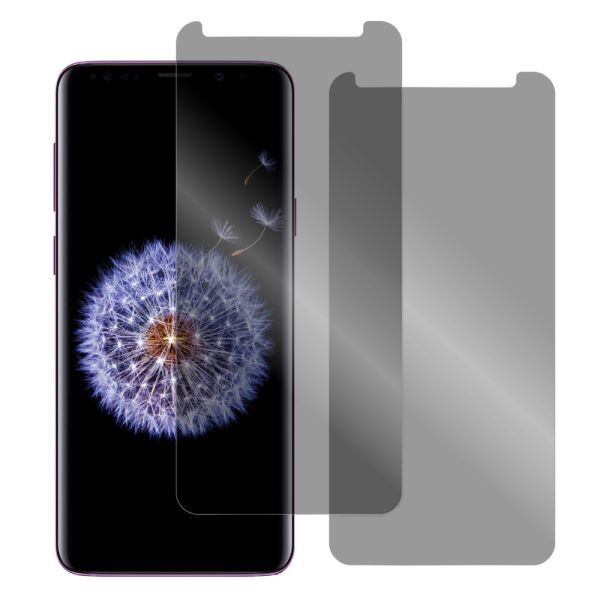 [2枚入り] LOOF 強化ソフトフィルム Galaxy S9+ SC-03K / SCV39 s9plus s9 Plus 保護フィルム クリア/マット/ブルーライトカット/覗き見防止  簡単貼り付け 画面保護 ソフトフィルム 気泡なし 傷防止 割れ防止 [ Galaxy S9+ ]