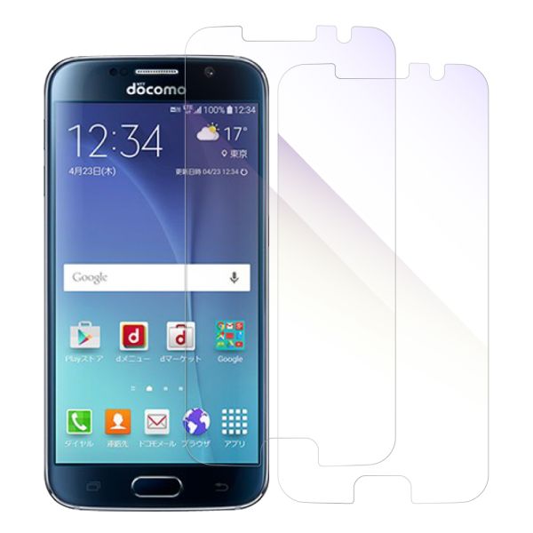 [2枚入り] LOOF 強化ソフトフィルム Galaxy S6 SC-05G galaxys6 保護フィルム クリア/マット/ブルーライトカット/覗き見防止  簡単貼り付け 画面保護 ソフトフィルム 気泡なし 傷防止 割れ防止 [ Galaxy S6 ]