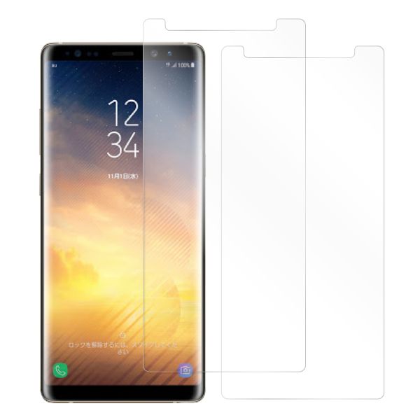 [2枚入り] LOOF 強化ソフトフィルム Galaxy Note8 SC-01K / SCV37 note8 note 8 保護フィルム クリア/マット/ブルーライトカット/覗き見防止  簡単貼り付け 画面保護 ソフトフィルム 気泡なし 傷防止 割れ防止 [ Galaxy Note8 ]