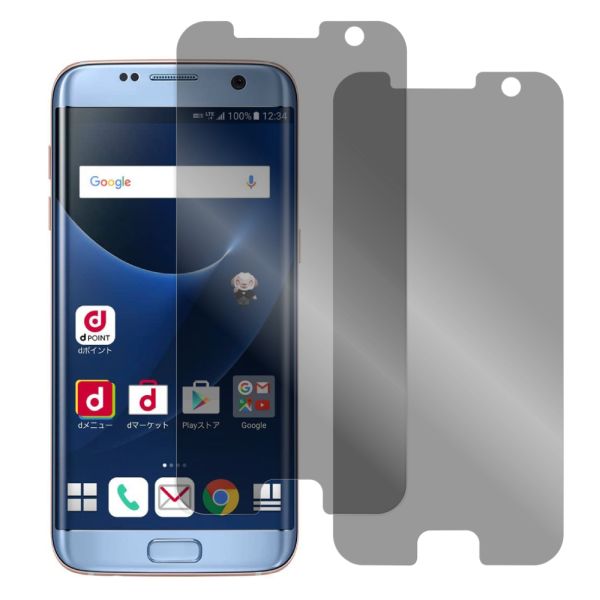 [2枚入り] LOOF 強化ソフトフィルム Galaxy S7 edge SC-02H / SCV33 s7edge s7エッジ 保護フィルム クリア/マット/ブルーライトカット/覗き見防止  簡単貼り付け 画面保護 ソフトフィルム 気泡なし 傷防止 割れ防止 [ Galaxy S7 edge ]