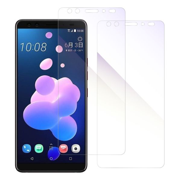 [2枚入り] LOOF 強化ソフトフィルム HTC U12+ u12plus u12 plus u12プラス 保護フィルム クリア/マット/ブルーライトカット/覗き見防止  簡単貼り付け 画面保護 ソフトフィルム 気泡なし 傷防止 割れ防止 [ HTC U12+ ]