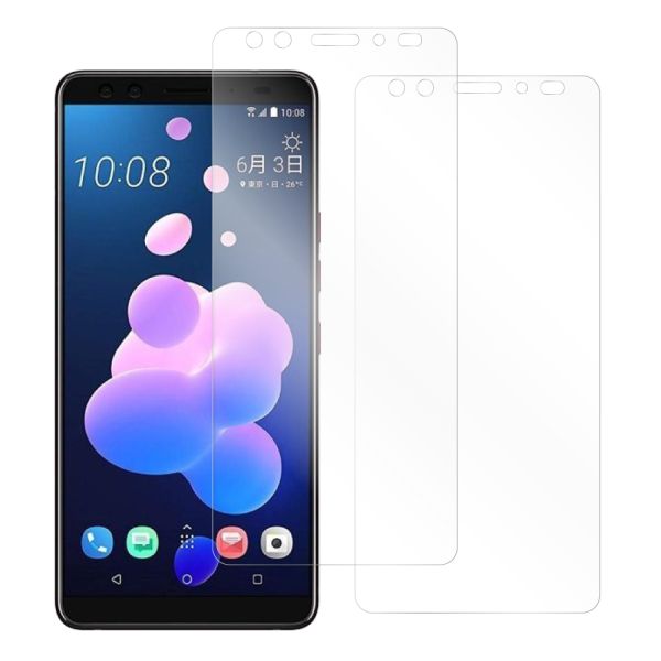 [2枚入り] LOOF 強化ソフトフィルム HTC U12+ u12plus u12 plus u12プラス 保護フィルム クリア/マット/ブルーライトカット/覗き見防止  簡単貼り付け 画面保護 ソフトフィルム 気泡なし 傷防止 割れ防止 [ HTC U12+ ]