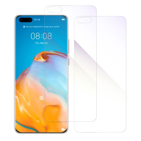 [2枚入り] LOOF 強化ソフトフィルム HUAWEI P40 Pro 5G p40pro5g p40pro プロ 保護フィルム クリア/マット/ブルーライトカット/覗き見防止  簡単貼り付け 画面保護 ソフトフィルム 気泡なし 傷防止 割れ防止 [ HUAWEI P40 Pro 5G ]