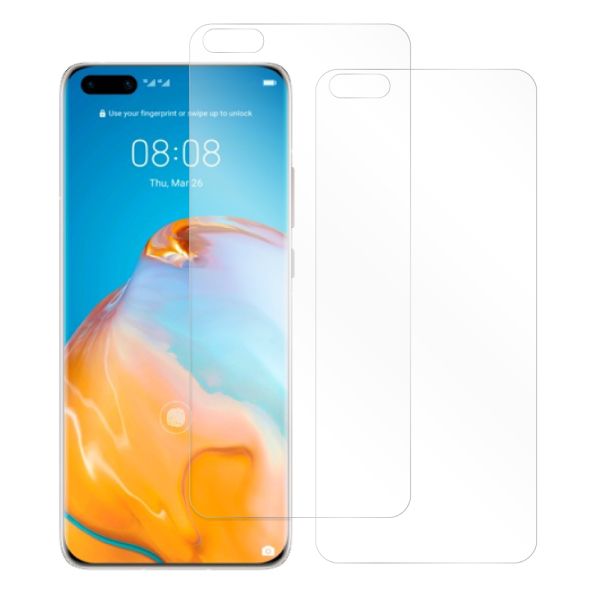 [2枚入り] LOOF 強化ソフトフィルム HUAWEI P40 Pro 5G p40pro5g p40pro プロ 保護フィルム クリア/マット/ブルーライトカット/覗き見防止  簡単貼り付け 画面保護 ソフトフィルム 気泡なし 傷防止 割れ防止 [ HUAWEI P40 Pro 5G ]