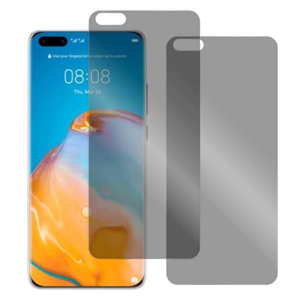 [2枚入り] LOOF 強化ソフトフィルム HUAWEI P40 Pro 5G p40pro5g p40pro プロ 保護フィルム クリア/マット/ブルーライトカット/覗き見防止  簡単貼り付け 画面保護 ソフトフィルム 気泡なし 傷防止 割れ防止 [ HUAWEI P40 Pro 5G ]