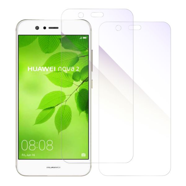 [2枚入り] LOOF 強化ソフトフィルム HUAWEI nova 2 HMV31 nova2 保護フィルム クリア/マット/ブルーライトカット/覗き見防止  簡単貼り付け 画面保護 ソフトフィルム 気泡なし 傷防止 割れ防止 [ HUAWEI nova 2 ]