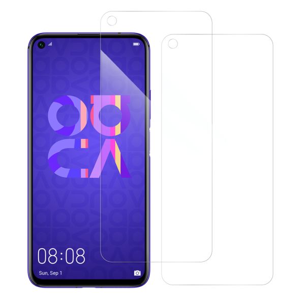 [2枚入り] LOOF 強化ソフトフィルム HUAWEI nova 5T nova5t 保護フィルム クリア/マット/ブルーライトカット/覗き見防止  簡単貼り付け 画面保護 ソフトフィルム 気泡なし 傷防止 割れ防止 [ HUAWEI nova 5T ]