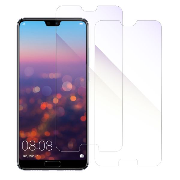 [2枚入り] LOOF 強化ソフトフィルム HUAWEI P20  保護フィルム クリア/マット/ブルーライトカット/覗き見防止  簡単貼り付け 画面保護 ソフトフィルム 気泡なし 傷防止 割れ防止 [ HUAWEI P20 ]