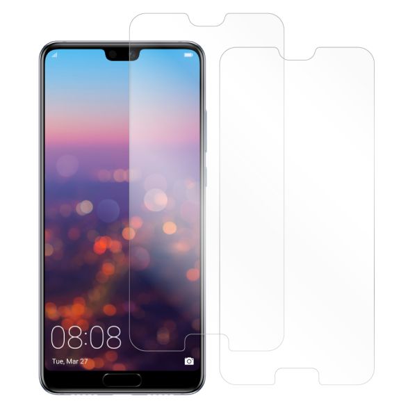 [2枚入り] LOOF 強化ソフトフィルム HUAWEI P20  保護フィルム クリア/マット/ブルーライトカット/覗き見防止  簡単貼り付け 画面保護 ソフトフィルム 気泡なし 傷防止 割れ防止 [ HUAWEI P20 ]