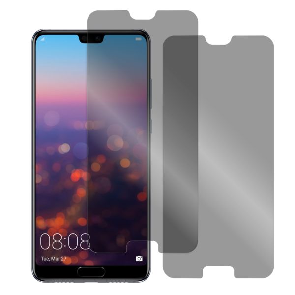 [2枚入り] LOOF 強化ソフトフィルム HUAWEI P20  保護フィルム クリア/マット/ブルーライトカット/覗き見防止  簡単貼り付け 画面保護 ソフトフィルム 気泡なし 傷防止 割れ防止 [ HUAWEI P20 ]