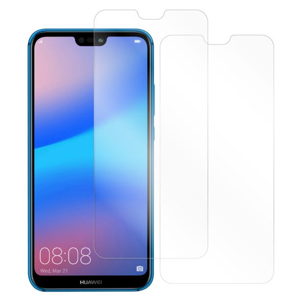 [2枚入り] LOOF 強化ソフトフィルム HUAWEI P20 lite p20lite 保護フィルム クリア/マット/ブルーライトカット/覗き見防止  簡単貼り付け 画面保護 ソフトフィルム 気泡なし 傷防止 割れ防止 [ HUAWEI P20 lite ]
