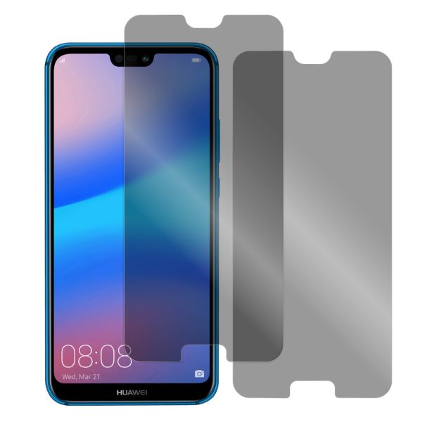 [2枚入り] LOOF 強化ソフトフィルム HUAWEI P20 lite p20lite 保護フィルム クリア/マット/ブルーライトカット/覗き見防止  簡単貼り付け 画面保護 ソフトフィルム 気泡なし 傷防止 割れ防止 [ HUAWEI P20 lite ]
