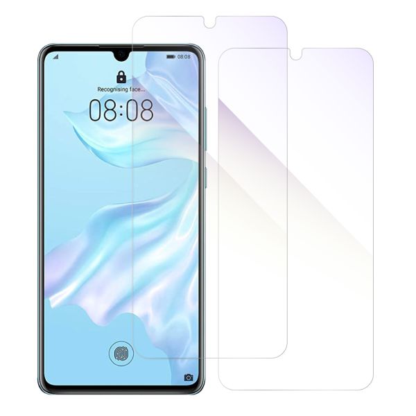 [2枚入り] LOOF 強化ソフトフィルム HUAWEI P30  保護フィルム クリア/マット/ブルーライトカット/覗き見防止  簡単貼り付け 画面保護 ソフトフィルム 気泡なし 傷防止 割れ防止 [ HUAWEI P30 ]