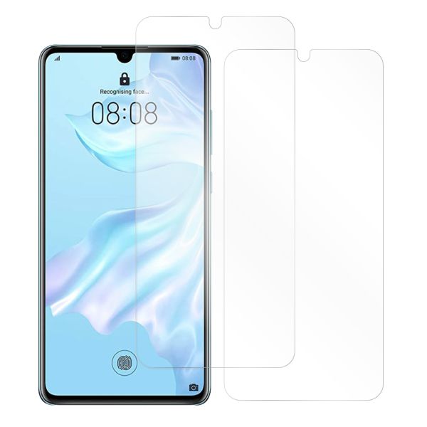 [2枚入り] LOOF 強化ソフトフィルム HUAWEI P30  保護フィルム クリア/マット/ブルーライトカット/覗き見防止  簡単貼り付け 画面保護 ソフトフィルム 気泡なし 傷防止 割れ防止 [ HUAWEI P30 ]