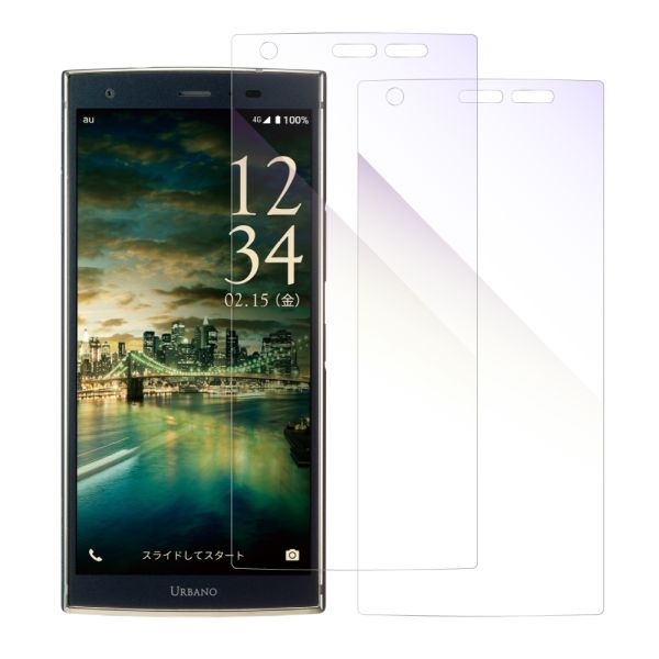 [2枚入り] LOOF 強化ソフトフィルム KYOCERA URBANO V04 KYV45  urbanov04 アルバーノv04 保護フィルム クリア/マット/ブルーライトカット/覗き見防止  簡単貼り付け 画面保護 ソフトフィルム 気泡なし 傷防止 割れ防止 [ URBANO V04 / KYV45 ]