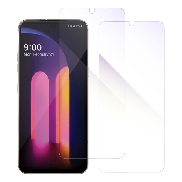 [2枚入り] LOOF 強化ソフトフィルム LG V60 ThinQ 5G v60thinq5g v60thinq 保護フィルム クリア/マット/ブルーライトカット/覗き見防止  簡単貼り付け 画面保護 ソフトフィルム 気泡なし 傷防止 割れ防止 [ LG V60 ThinQ 5G ]