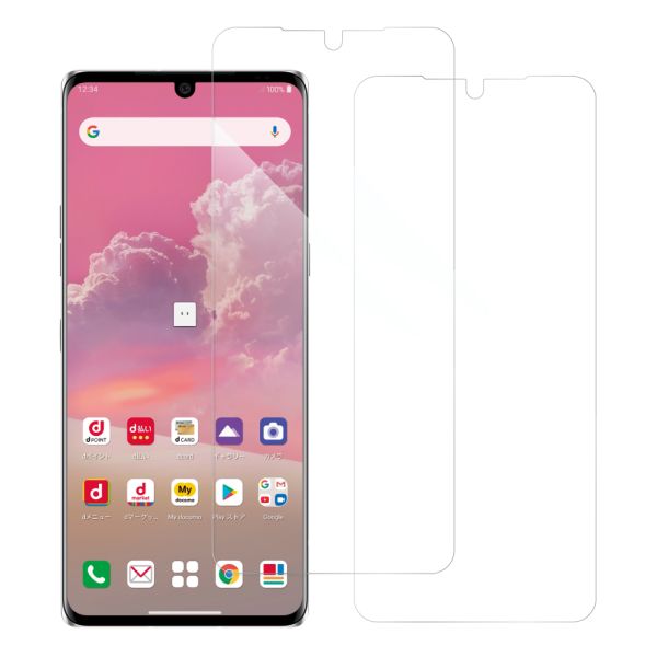 [2枚入り] LOOF 強化ソフトフィルム LG VELVET L-52A lgvelvet 保護フィルム クリア/マット/ブルーライトカット/覗き見防止  簡単貼り付け 画面保護 ソフトフィルム 気泡なし 傷防止 割れ防止 [ LG VELVET ]