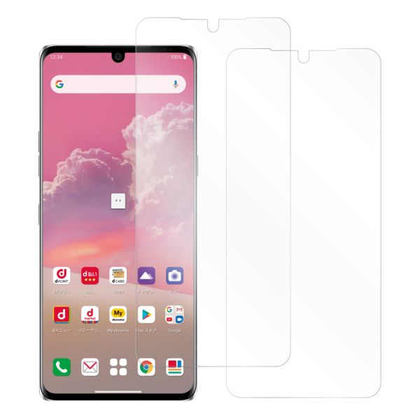 [2枚入り] LOOF 強化ソフトフィルム LG VELVET L-52A lgvelvet 保護フィルム クリア/マット/ブルーライトカット/覗き見防止  簡単貼り付け 画面保護 ソフトフィルム 気泡なし 傷防止 割れ防止 [ LG VELVET ]
