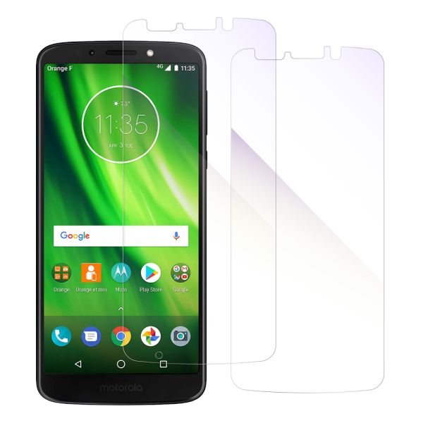 [2枚入り] LOOF 強化ソフトフィルム motorola moto e5 / g6 play motoe5 motog6play g6play 保護フィルム クリア/マット/ブルーライトカット/覗き見防止  簡単貼り付け 画面保護 ソフトフィルム 気泡なし 傷防止 割れ防止 [ motorola moto e5 / g6 play ]