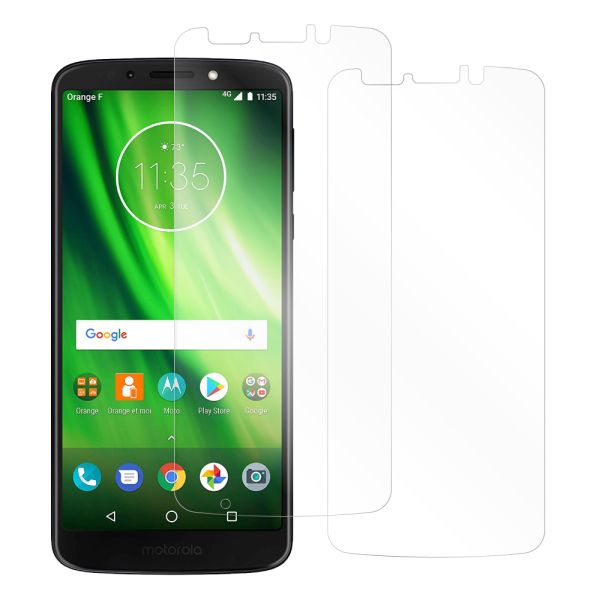 [2枚入り] LOOF 強化ソフトフィルム motorola moto e5 / g6 play motoe5 motog6play g6play 保護フィルム クリア/マット/ブルーライトカット/覗き見防止  簡単貼り付け 画面保護 ソフトフィルム 気泡なし 傷防止 割れ防止 [ motorola moto e5 / g6 play ]