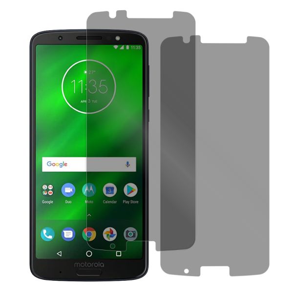 [2枚入り] LOOF 強化ソフトフィルム motorola moto g6 plus motog6plus g6plus 保護フィルム クリア/マット/ブルーライトカット/覗き見防止  簡単貼り付け 画面保護 ソフトフィルム 気泡なし 傷防止 割れ防止 [ motorola moto g6 plus ]