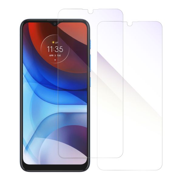[2枚入り] LOOF 強化ソフトフィルム moto e7 power motoe7power e7power 保護フィルム クリア/マット/ブルーライトカット/覗き見防止  簡単貼り付け 画面保護 ソフトフィルム 気泡なし 傷防止 割れ防止 [ moto e7 power ]